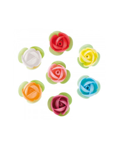 Rosas sortidas com folhas - 126132