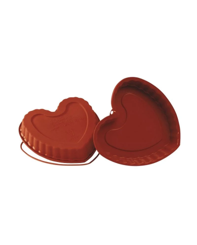 SFT210 - MOLDE SILICONE CORAÇÃO 218X220X40MM  (1250ML )