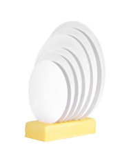 MF15754 - DISCO CARTÃO OURO/NEGRO D. 22 CM (100 UNID)