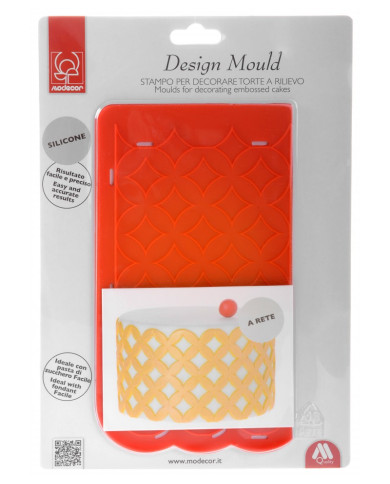 MOLDE SILICONE RELEVO RETE - REFº 30709