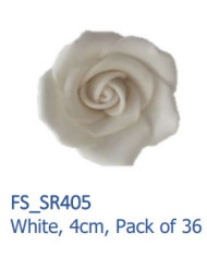 FS_SR405 - ROSAS DE AÇÚCAR BRANCAS (36 UNID)