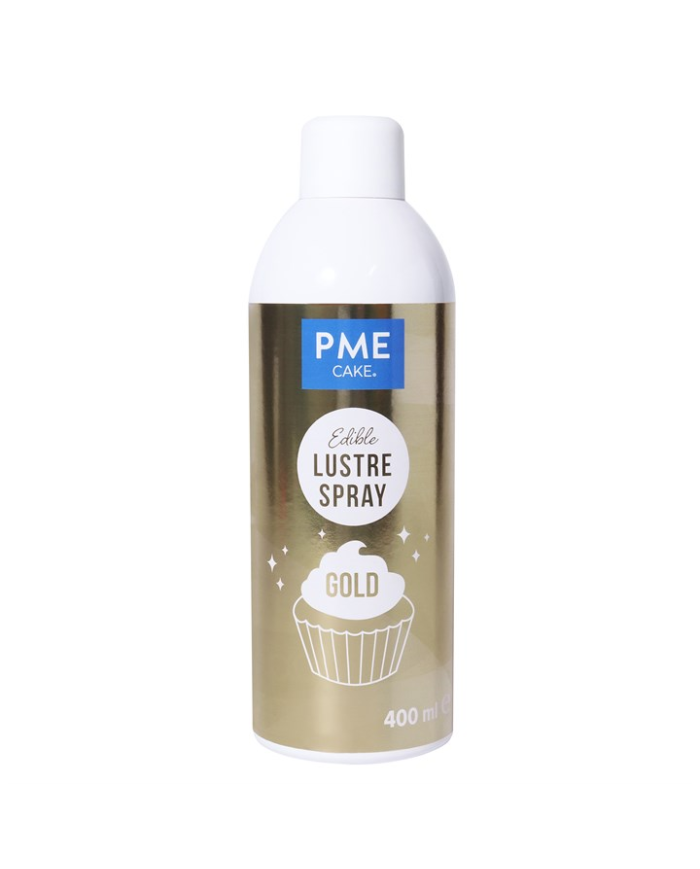 LS814 - SPRAY LUSTRE COMESTÍVEL - OURO (400ML)