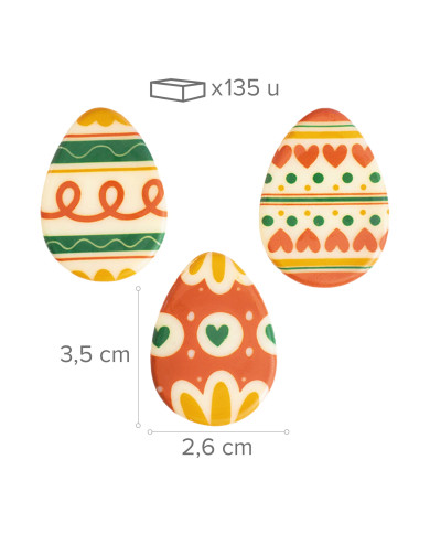 428231 - OVOS DA PÁSCOA CHOCO BRANCO (135 UNID)