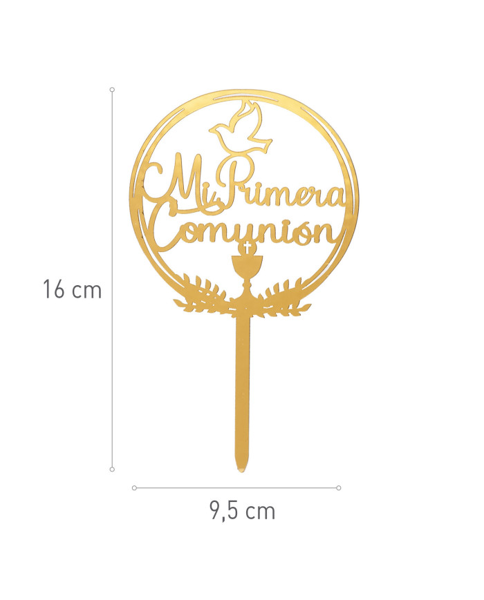 354176 - CAKE TOPPER MI PRIMERA COMUNIÓN