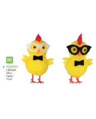 PQ9095 - PINTAINHOS C/OCULOS  BRANCO/NEGRO