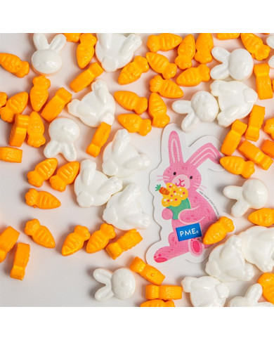 SKB1032 - SPRINKLES COELHOS E CENOURAS 25 GR