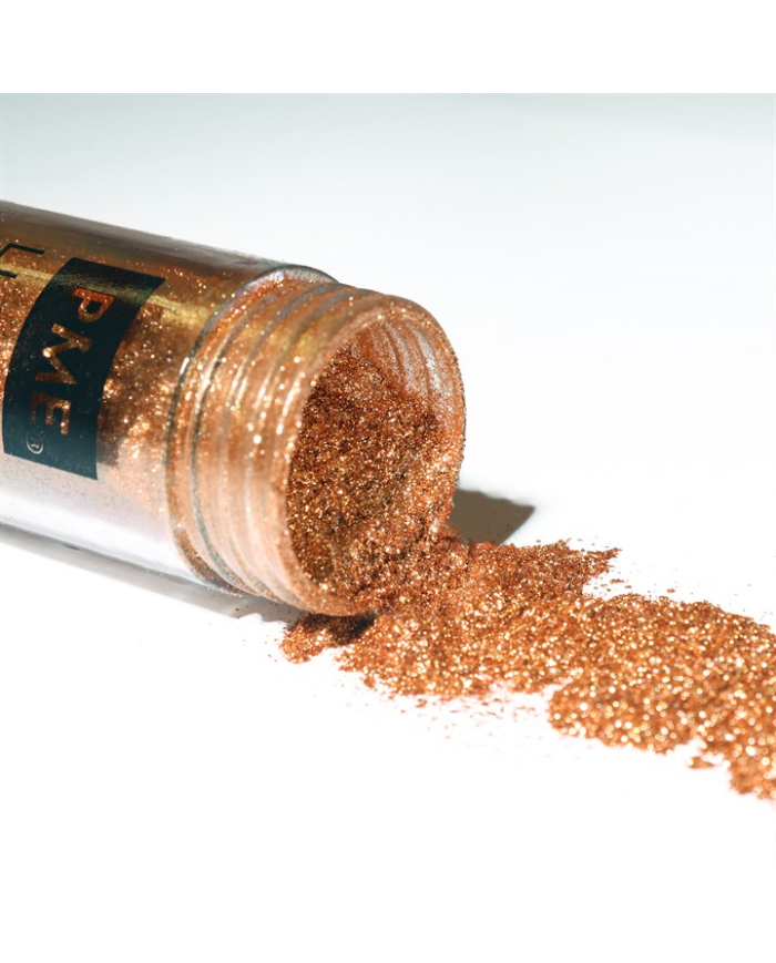 SW58 - PÓ BRILHANTE COMESTÍVEL COR ROSA OURO 10 GR