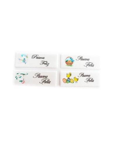 PLACAS OBREIA - PASCOA FELIZ C/50