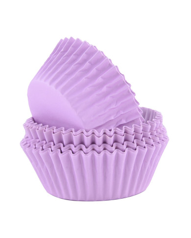 CÁPSULAS P/CUPCAKES LILAS  (60UN) - BC607