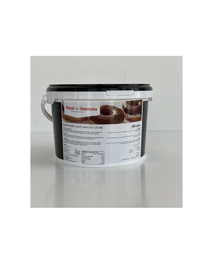 SOUPLESSE CHOCOLATE NEGRO 3 KG