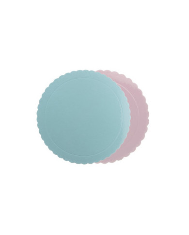 Base Rosa/Azul c/Rebordo D.35 cm - 540298