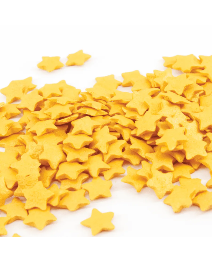 22160 - ESTRELAS DE AÇÚCAR AMARELAS 1 KG