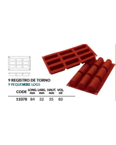 MF11078 - MOLDE SILICONE TRONCOS