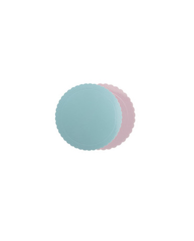 Base Rosa/Azul c/Rebordo D.25 cm - 540296