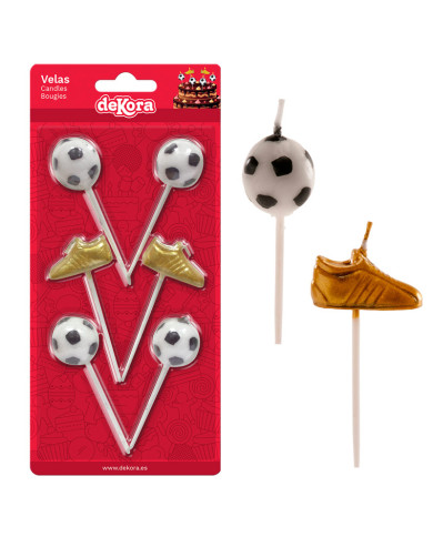 345335 - VELA CHUTEIRA+BOLA 6UN