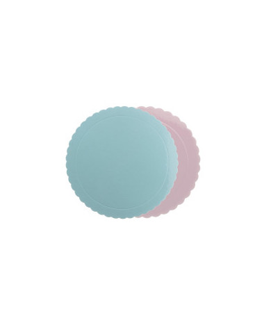 Base Rosa/Azul c/Rebordo D.30 cm - 540297