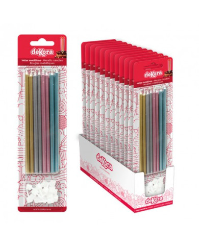 Velas Metálicas Mix - 345332
