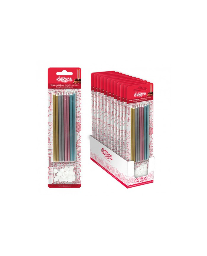 Velas Metálicas Mix - 345332