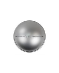 BALL042 - FORMA P/ BOLO ALUMINIO COM FORMATO BOLA  Ø 102MM