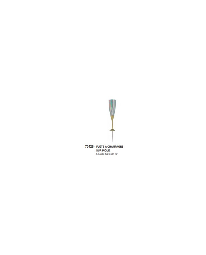 FLUTE CHAMPANHE C/72 UN - MF70428