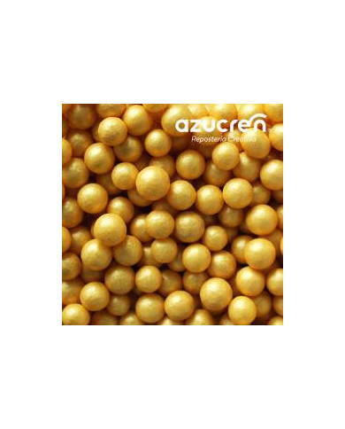 AZ01164 - PEROLA AÇÚCAR OURO 7 MM (900 GR)
