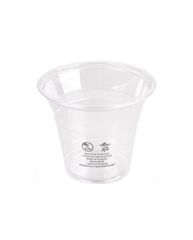 COPO DE PLÁSTICO TRANSP. PET 9OZ 266 ML (50UN)