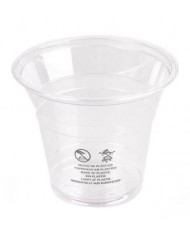 COPO DE PLÁSTICO TRANSP. PET 9OZ 266 ML (50UN)