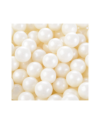 PEROLAS PERLADAS BRANCAS 9 MM (1 KG) - 25680/24156G