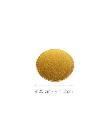 540306 - BASE ALTA DOURADA 25 CM