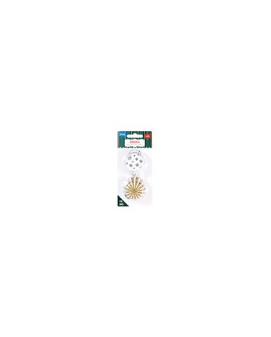 CH24BC061- MINI CAPSULAS CUPCAKES ALUMINIO GLITTER (60UNID)
