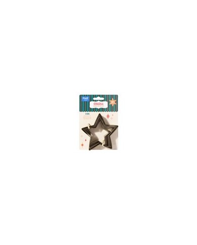 CH24CCC109- CORTADOES DE BOLACHAS ESTRELA NATAL ( CONJ3)