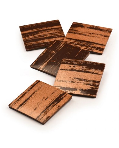 92099 - CHOCOLATE QUADRADO CHABLON TOM BRONZE (240 UN