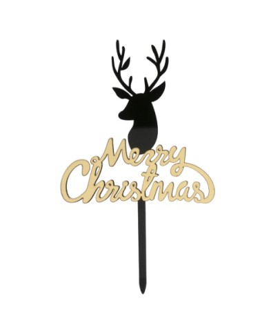 TOPPER MERRY CHRISTMAS 16,5X10CM - 354116