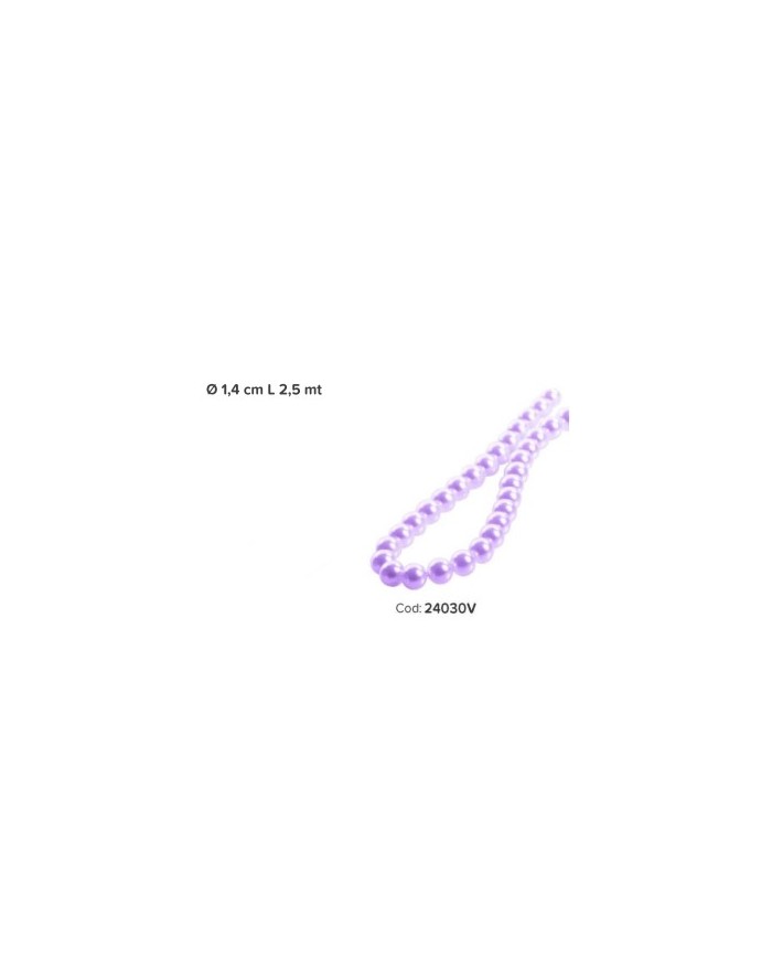 24030V -DECORAÇÕES FIO DE PEROLA VIOLA