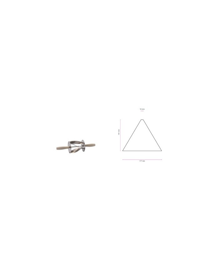 RSC180X140 - SINGLE ROLLER FOR CROISSANT 180X140MM