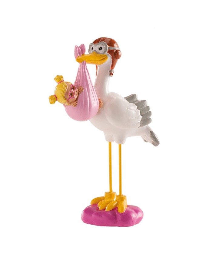 310131 -  CEGONHA C/MENINA 14CM