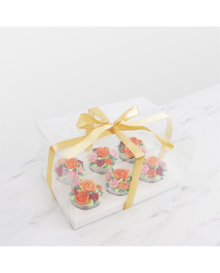 CAIXA TRANSPARENTE 6 CUPCAKES - CCB700