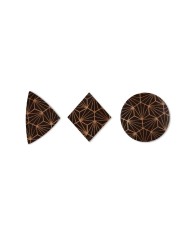 78417 - KIT CHOCOLATE PRETO GEOMÉTRICO (42UN)