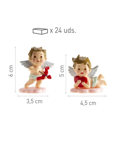 325009 - CUPIDOS DE PLÁSTICO 2 MODELOS  (24UNID)