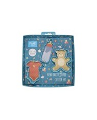 SCB707- KIT 3 CORTADORES BOLACHAS TROPICAL