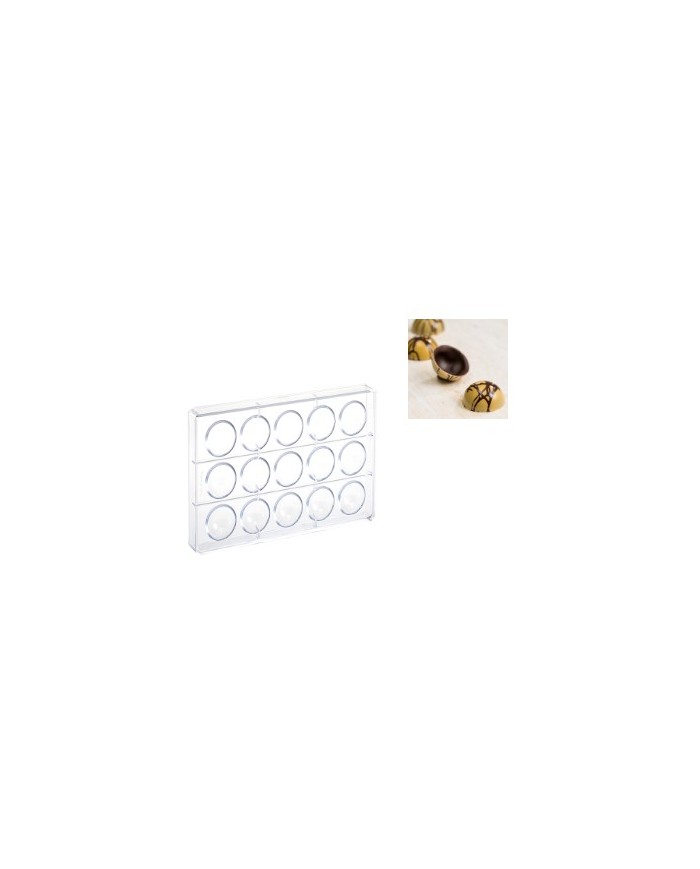 MA5001 - POLYCARBONATE CHOCOLATE MOULD SPHERE 3D