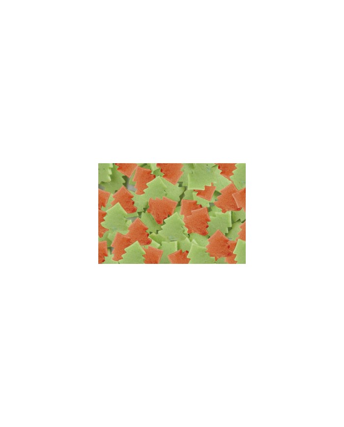CONFETTI ARBOL NAVIDENO VERDE-ROJO - REFº 445010(D)