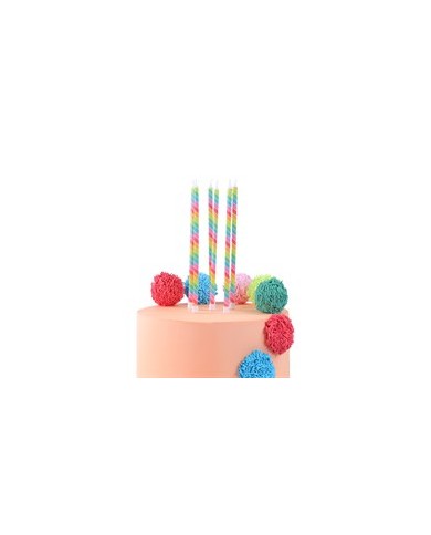 CA178 - VELAS ARCO-IRIS 6 UN