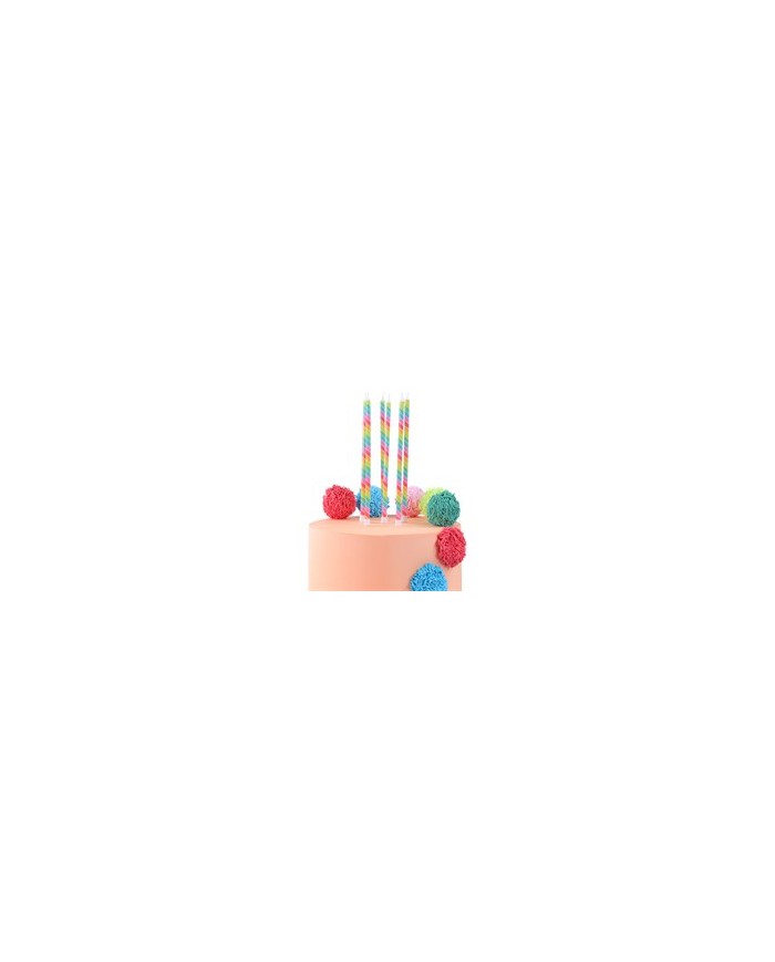 CA178 - VELAS ARCO-IRIS 6 UN