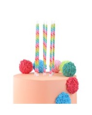 CA097 - VELA ALTA 18 CM ROSA BEBÉ
