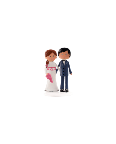 NOIVOS CASAMENTO EM METAL 18 CM - 305056