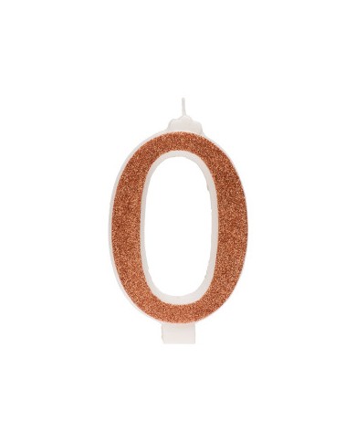 345360 - VELA OURO C/PURPURINA H13CM Nº0