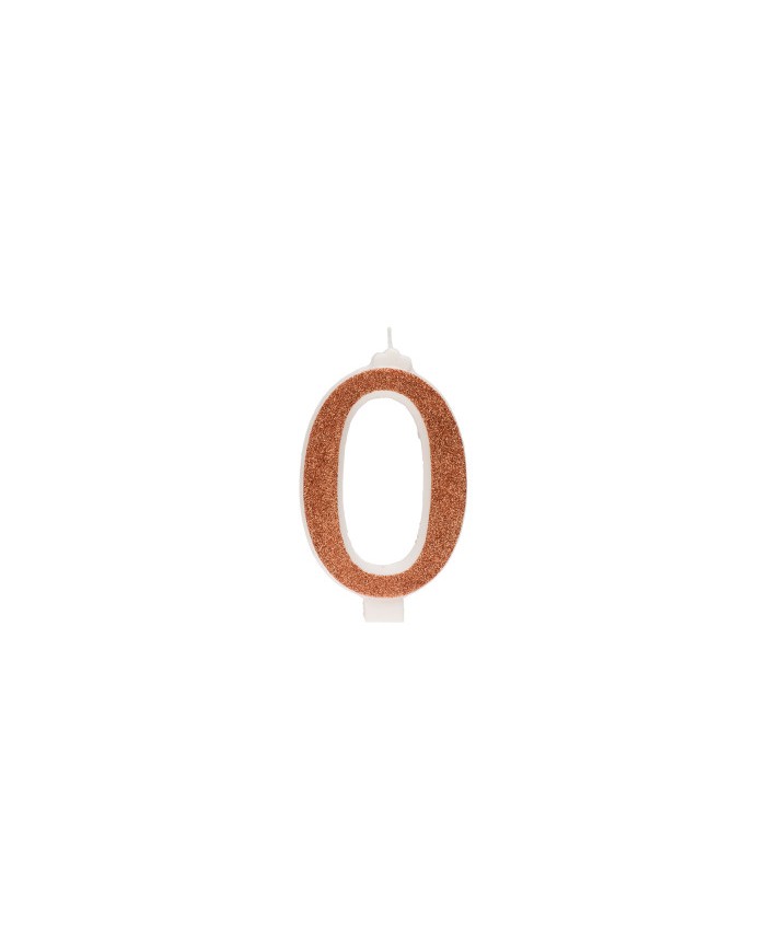 345360 - VELA OURO C/PURPURINA H13CM Nº0