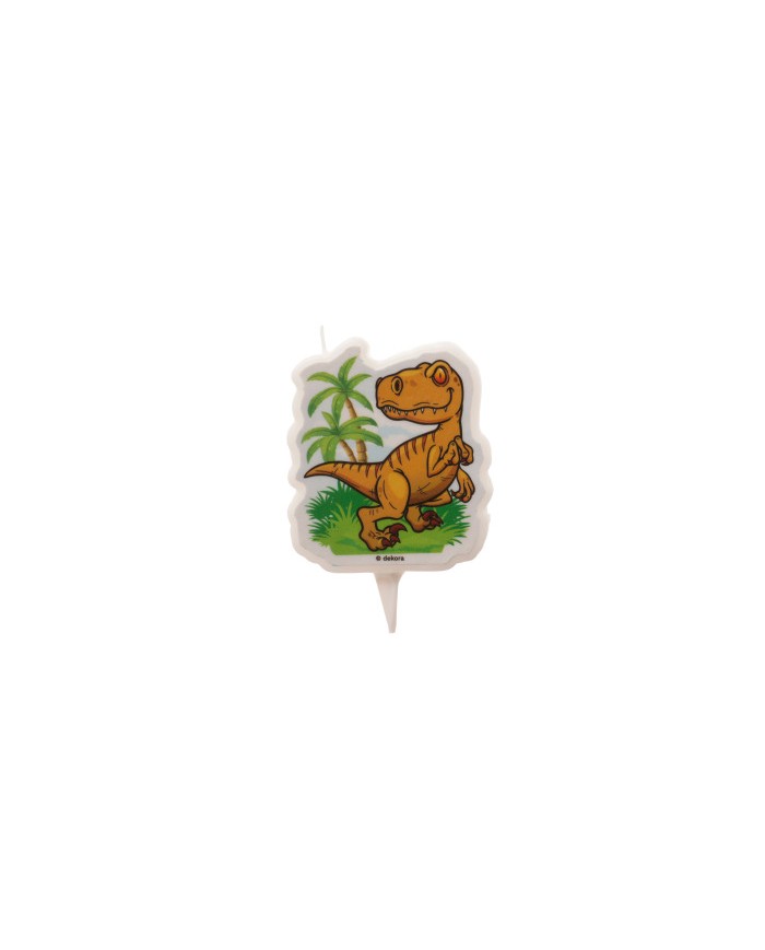 345386 - VELA DINOSAURO 2D 7,5CM