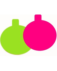MF15581 - MINI DISCOS 8CMM ROSA/VERDE C/200
